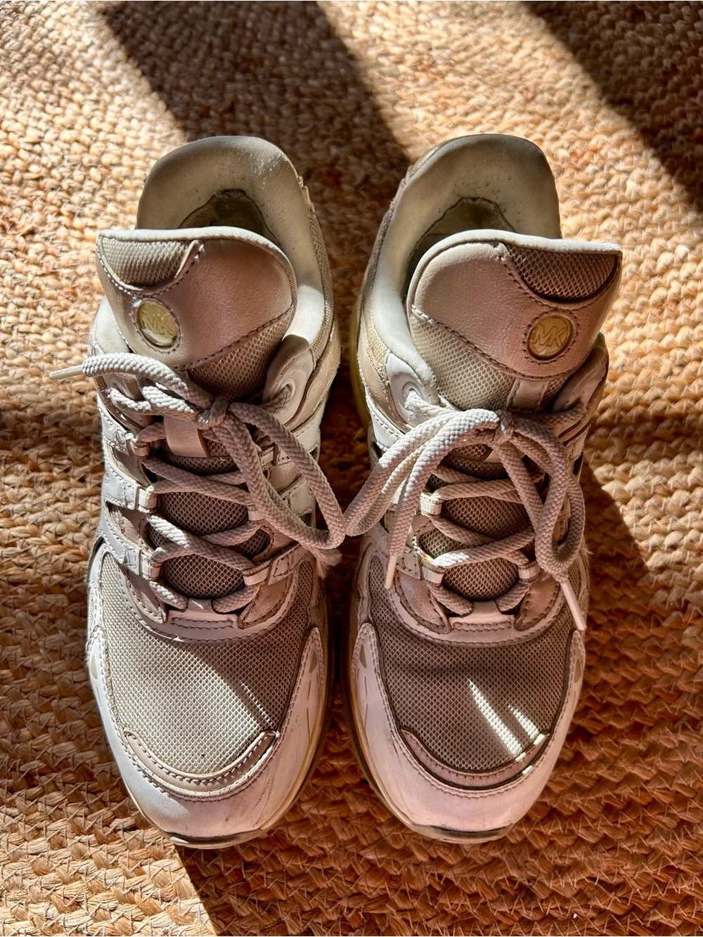 Michael Kors Beige and Cream Women’s Chunky Sneakers